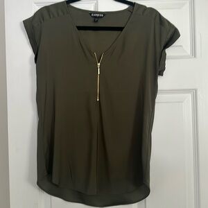 Express top army green